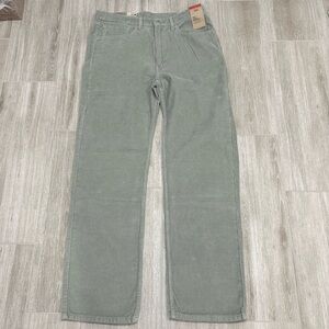 Levi’s men’s grey 565 loose straight 34x34 corduroy pants